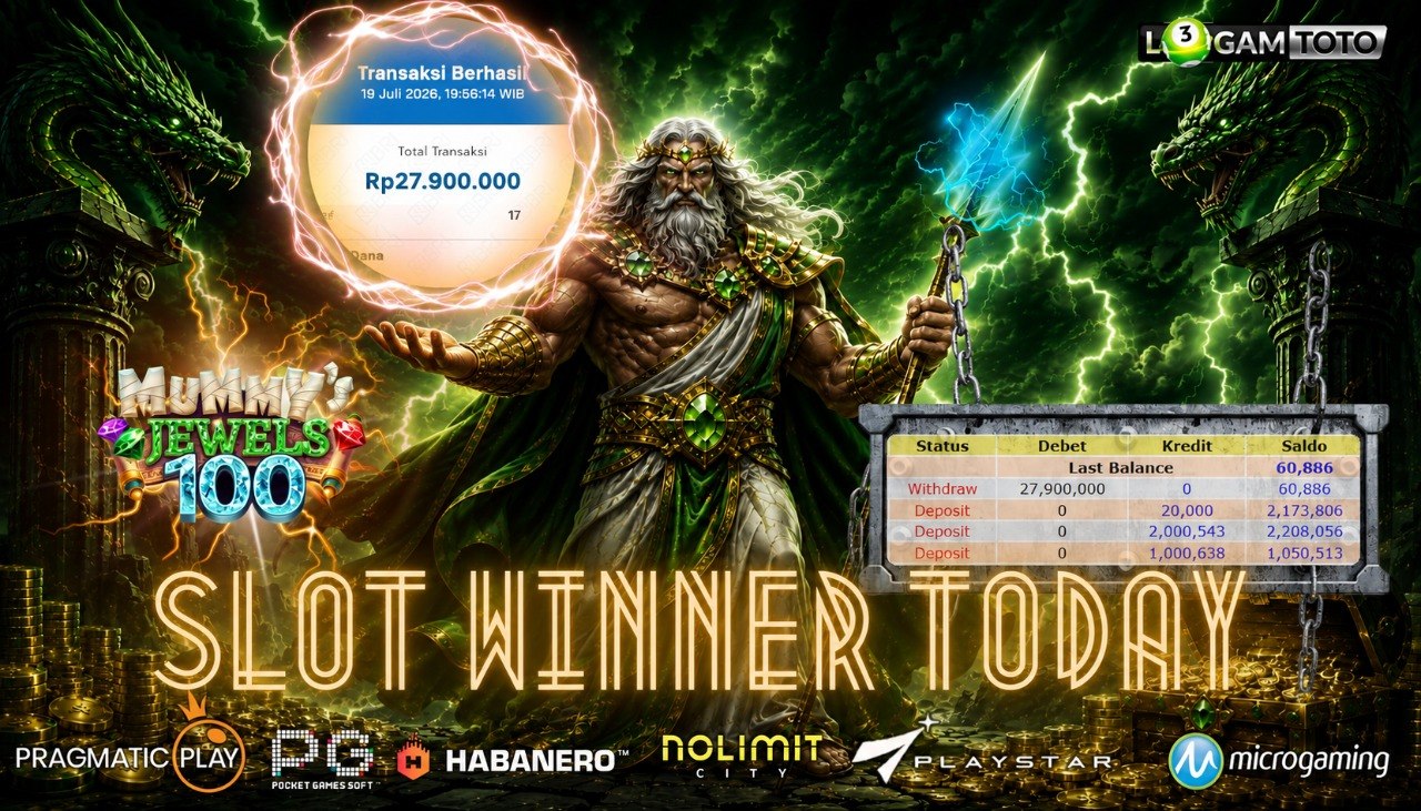 SELAMAT KEPADA MEMBER SETIA LOGAMTOTO BERHASIL JACKPOT 27.900.000 di PERMAINAN MUMMY